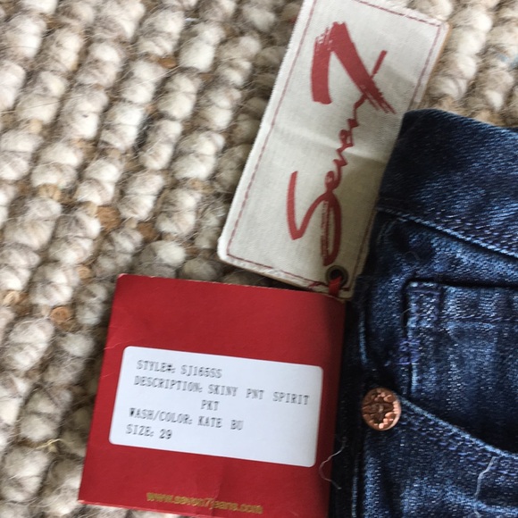 New Seven Skinny Jeans, size 29 - Picture 3 of 12